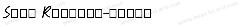 Sina Regular字体转换